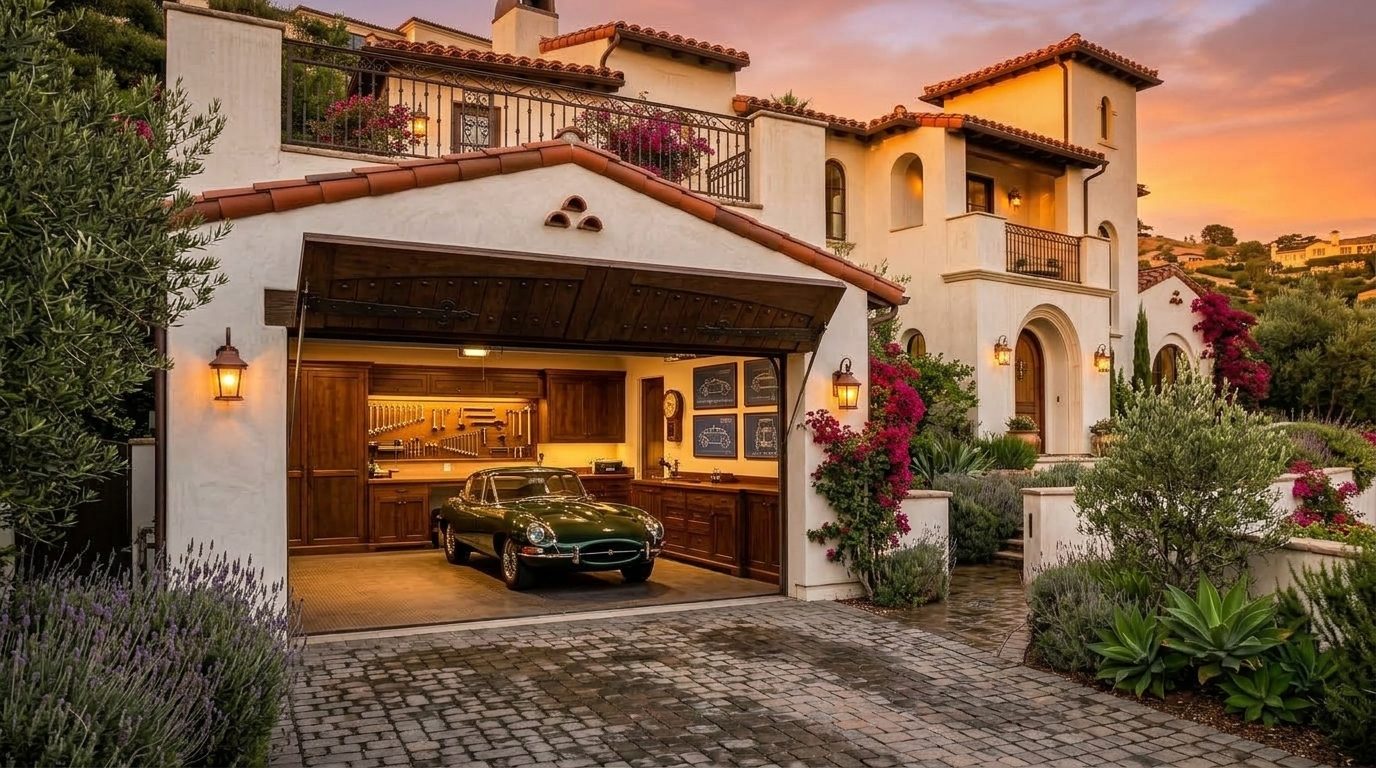 Ritchie Garage Door Repairs Garage Door Gliding Open Revealing Warm Illuminated Interior